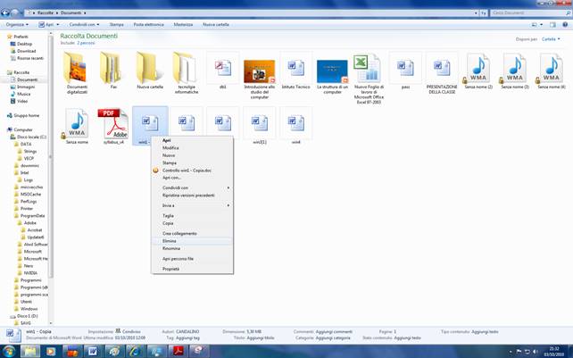 windows gestione files