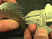 Image of Vernier gear-tooth caliper